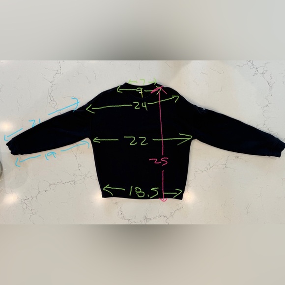 Alo Accolade Crew Neck Sweatshirt. Black. Size Small. Unisex. Only worn once! - Picture 9 of 9